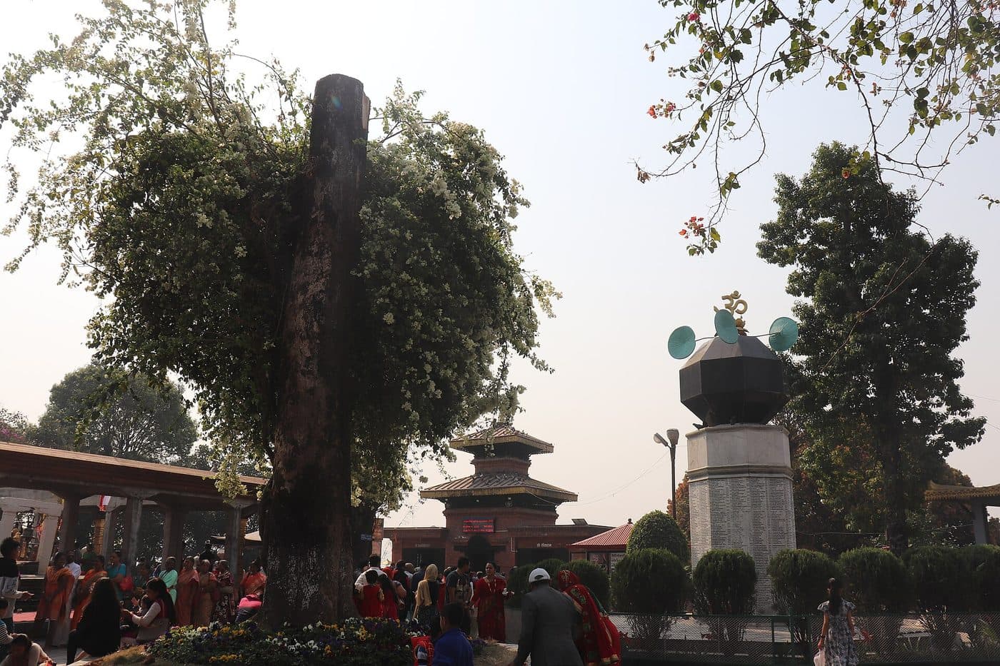 Bindhyabasini Temple, a short walk from the office.